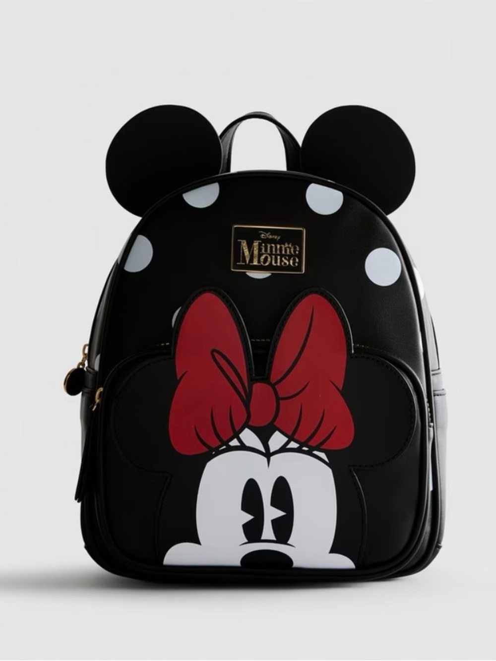 Kids Black Backpack with Red Bow